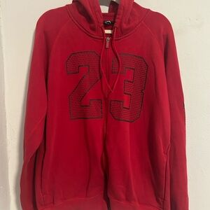 Nike Jordan Training Men's 2XL  23 Graphic Hoodie Sweatshirt Red Michael Jordan